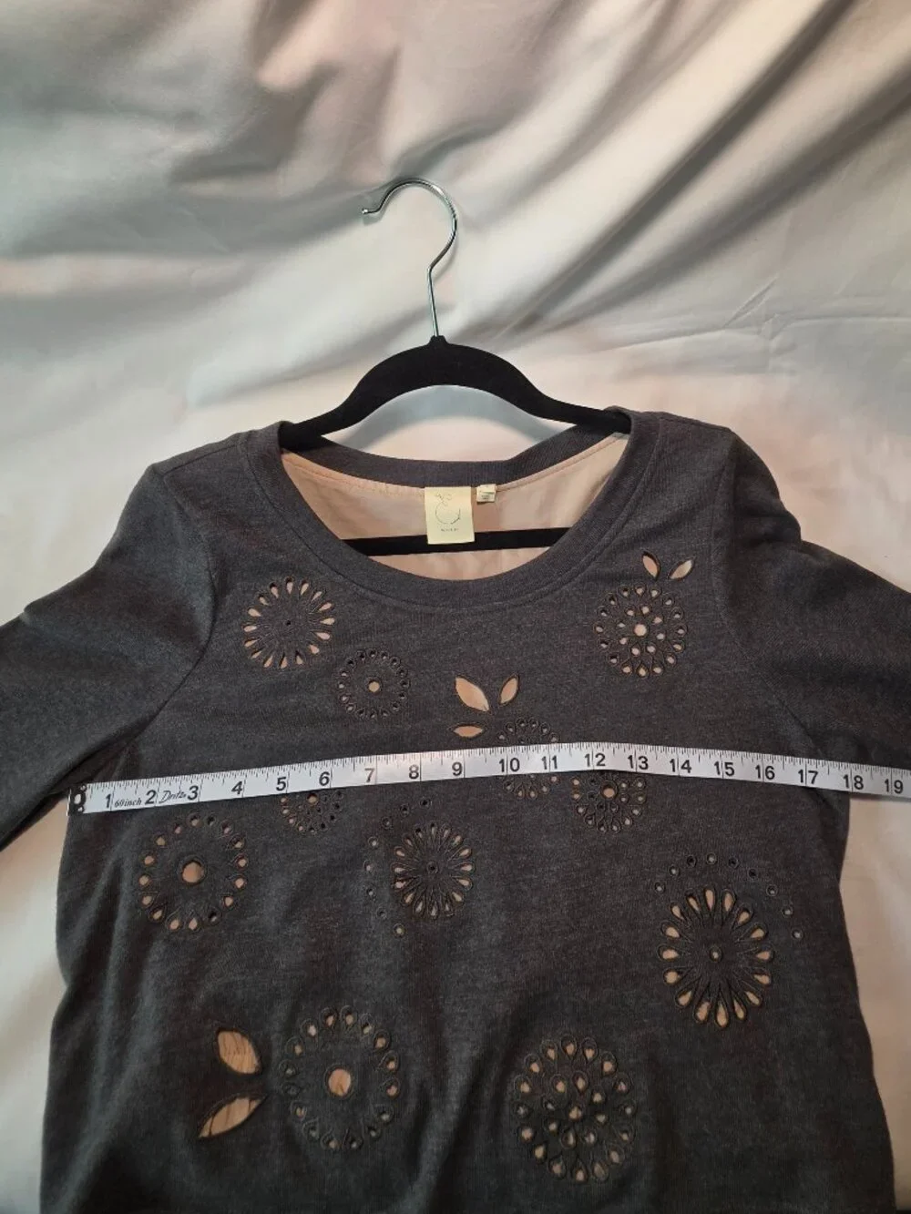 ANTHROPOLOGIE E by ELOISE Eyelet Sweater Twofer Dress - Picture 7 of 10